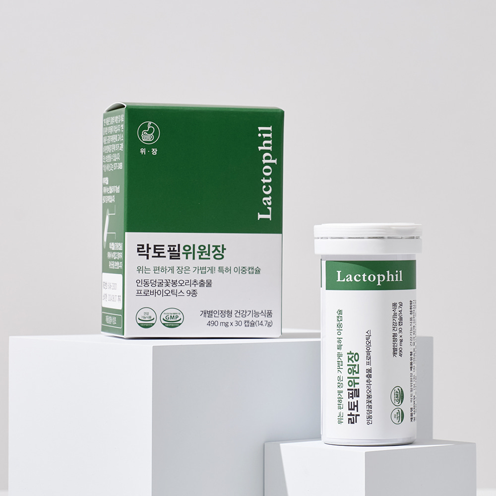 [정기배송] 락토필위원장(30캡슐/1개월분) 특허 이중캡슐 복합기능성 건강기능식품